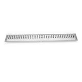 SereneDrains Linear Shower Drain Wind - Brushed Stainless 59