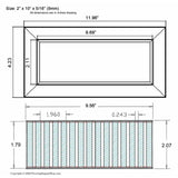 Chameleon Tile Vent Registers 2 and quarter x 10