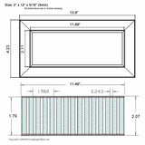 Chameleon Tile Vent Registers 2 and quarter x 12
