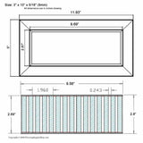 Chameleon Tile Vent Registers 3 x 10