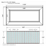 Chameleon Tile Vent Registers 4 x 10