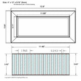 Chameleon Tile Vent Registers 4 x 12 5 16