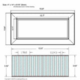 Chameleon Tile Vent Registers 4 x 14