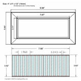 Chameleon Tile Vent Registers 4 x 8