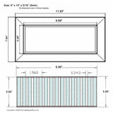 Chameleon Tile Vent Registers 6 x 10