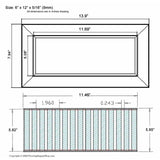 Chameleon Tile Vent Registers 6 x 12