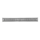 SereneDrains Linear Shower Drain Broken Lane Brushed 59