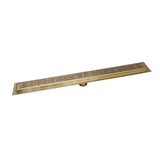 SereneDrain broken lane in Satin gold finish