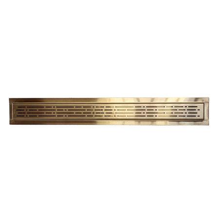 SereneDrain broken lane in Satin gold finish