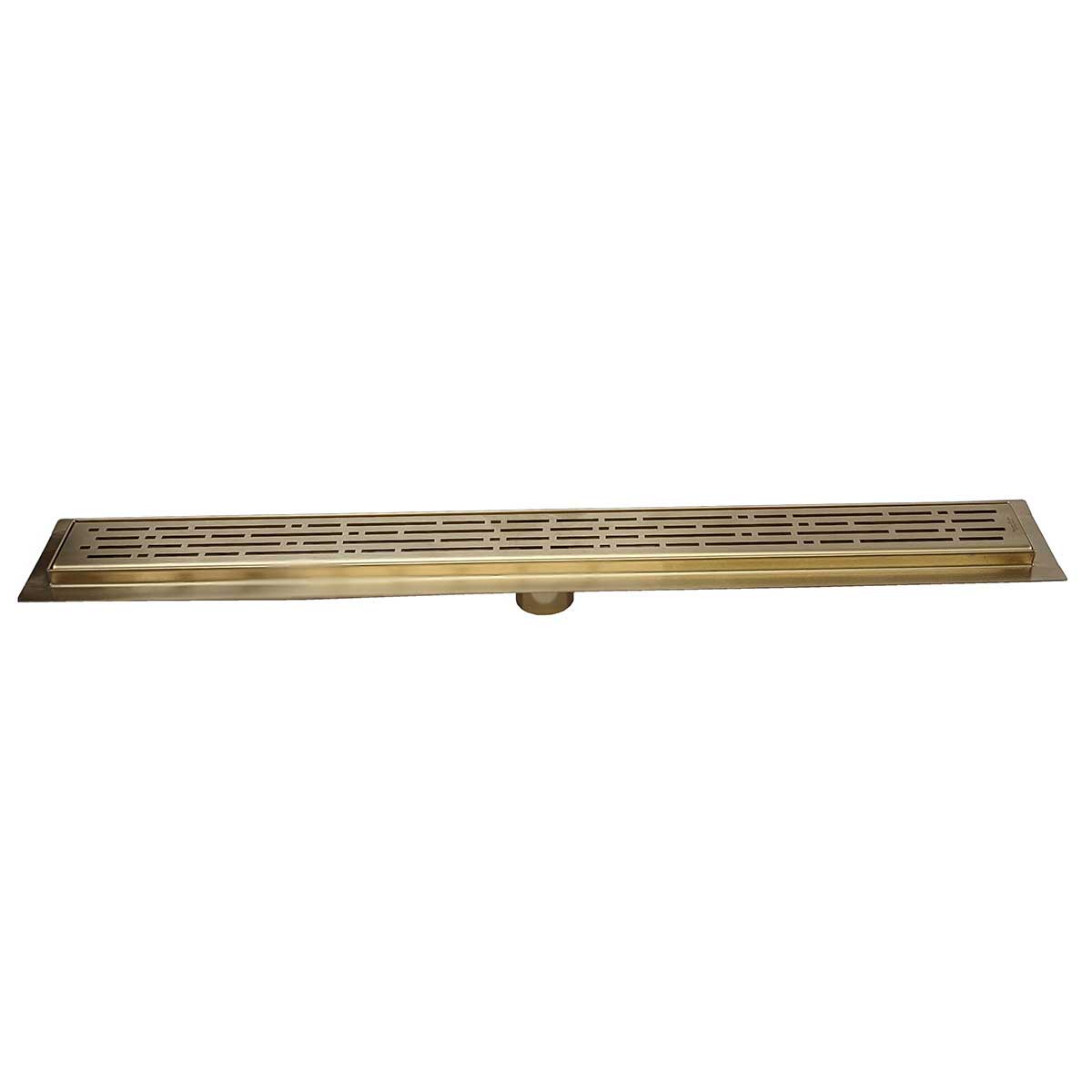 SereneDrain broken lane in Satin gold finish