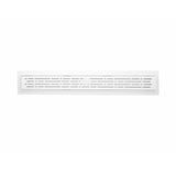 SereneDrains Linear Shower Drain Broken Lane - Matte White