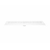 SereneDrains Linear Shower Drain Broken Lane - Matte White