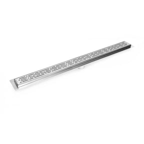 SereneDrains Linear Shower Drain Broken Lane - Polished 35