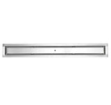 SereneDrains Linear Shower Drain Tile Insert Brushed Nickel 24
