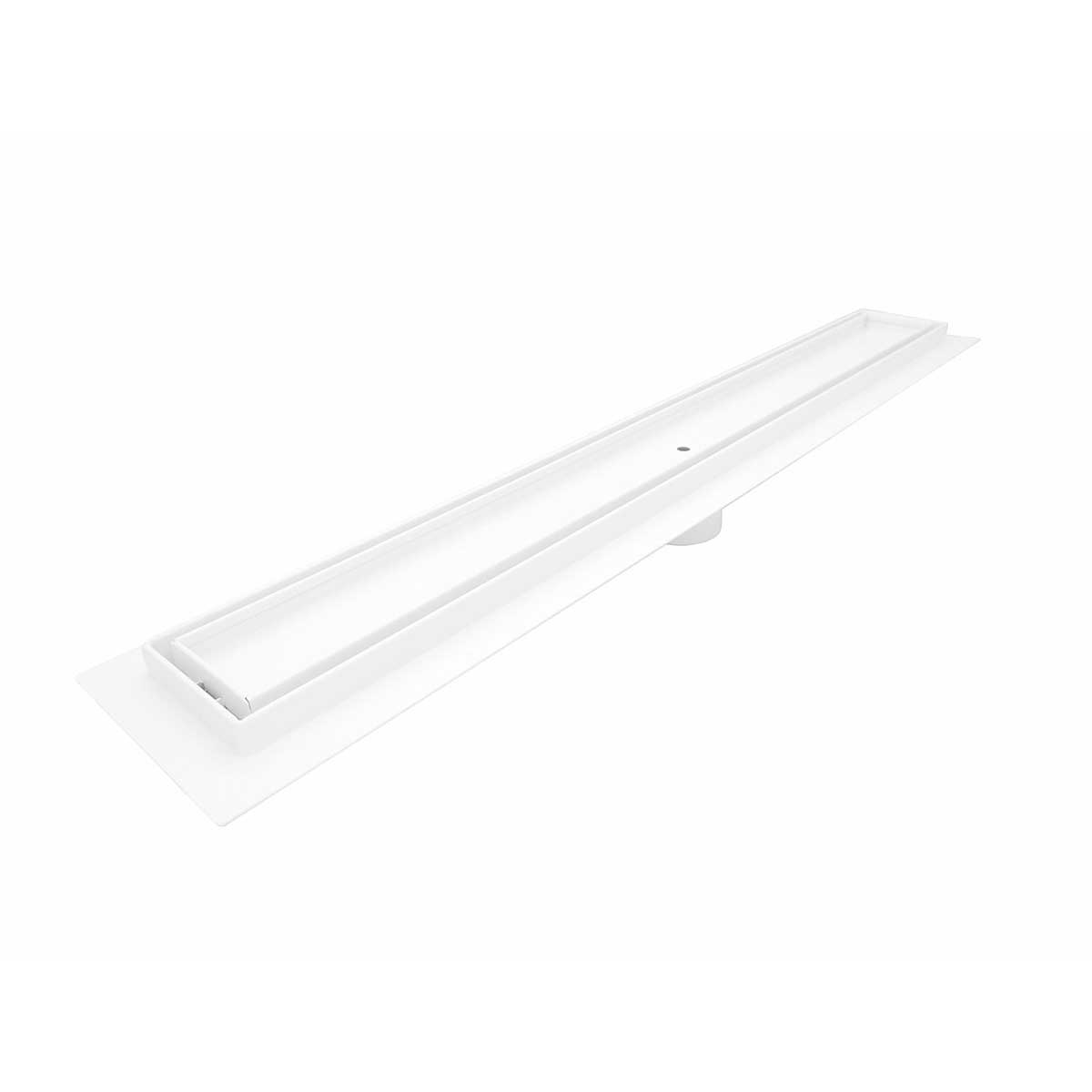 SereneDrains Linear Shower Drain Tile Insert Matte White 24