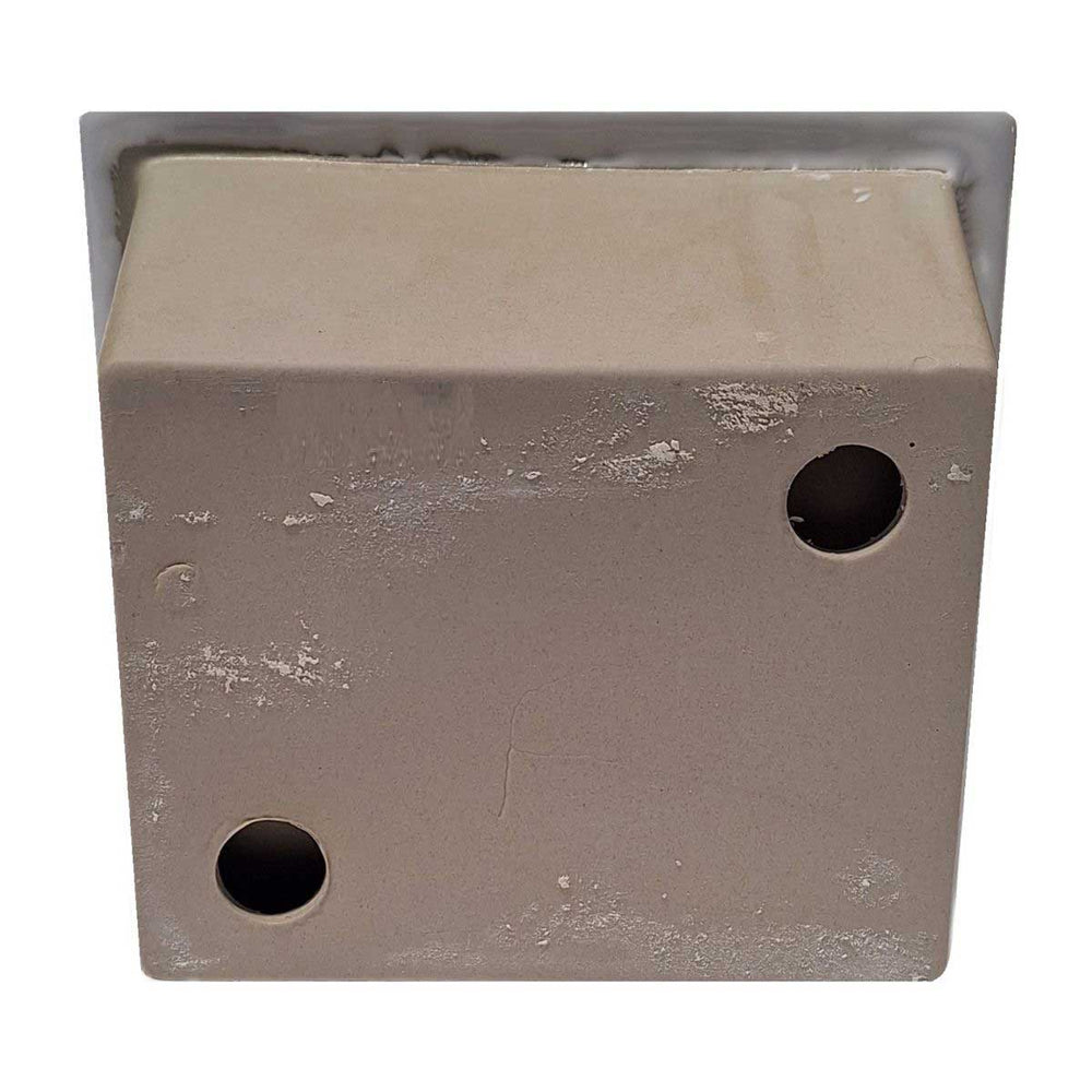 SereneDrains Ceramic Recessed Toilet Paper Holder White Glossy Extended Extra Large Bathroom Tissue Roll