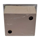 SereneDrains Ceramic Recessed Toilet Paper Holder White Glossy Extended Extra Large Bathroom Tissue Roll