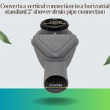 WOW Drain Horizontal Side Discharge Outlet - Rubber