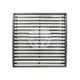 SereneDrains Square Shower Drain Linear Wedge 4