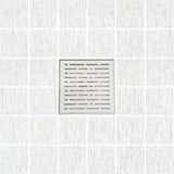SereneDrains Square Shower Drain Broken Lane Matte White 6