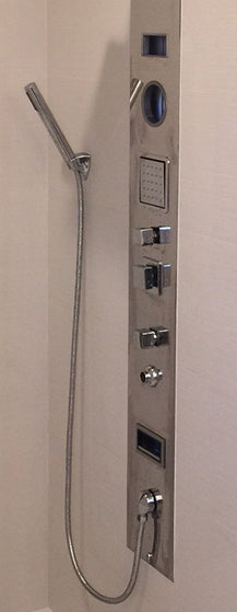 Hand Held Shower Head Stainless Steel by Serene Steam