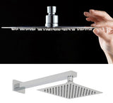 Ultra-Thin Square Rain Shower Head 8 inch by Serene Steam