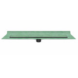 SereneDrains low-profile linear shower drain with waterproofing membrane