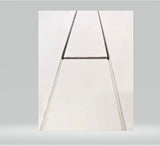 Modern walk-in shower with concealed floor drain