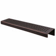 Serene Rectangle Traditional Square shower shelf in Oil Rubbed Bronze
