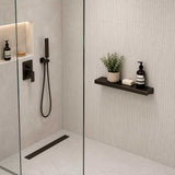 Oil Rubbed Bronze Traditional Square shower shelf in a luxury shower