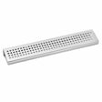Serene Rectangle stainless steel shower shelf in polished stainless steel