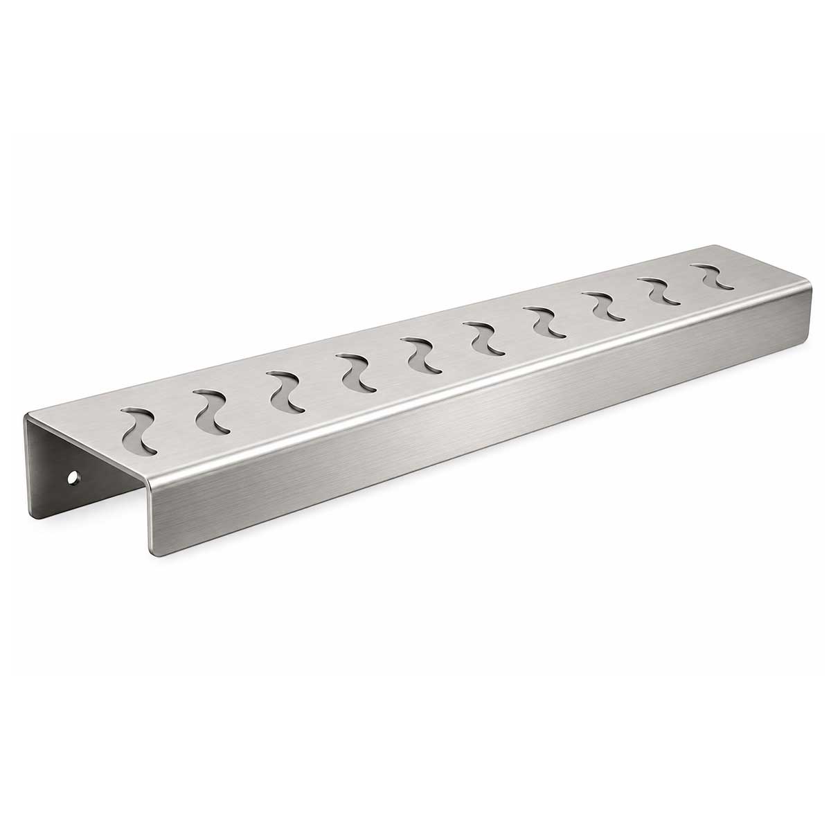 Serene Ocean Wave rectangle shower shelf brushed stainless steel