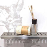 SereneDrains 304 stainless steel rectangle shower shelf for tile shower