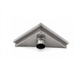 Serene Drains triangle stainless steel shower floor drain pipe outlet