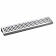 SereneDrains Shower Shelf Stainless Steel Traditional Square - Brushed Stainless