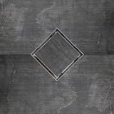 SereneDrains Square Shower Drain Tile Insert Brushed Nickel 