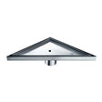 SereneDrains Triangle Shower Drain Tile Insert 6 inch