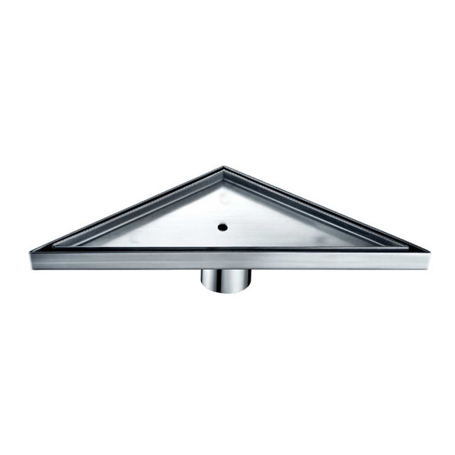 SereneDrains Triangle Shower Drain Tile Insert 6 inch