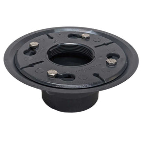 SereneDrains PVC 2 Inch Shower Drain Base for Linear Square Shower Drains No