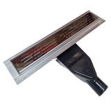 SereneDrains ABS Horizontal Side Discharge Outlet Low Profile Shower Drain Assembly Reducer PVC Base Pipe Fitting P Trap