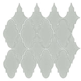 Simpson Desert Trellis Urban Mist matte glass mosaic tile sheet