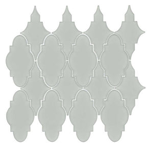 Simpson Desert Trellis Urban Mist matte glass mosaic tile sheet