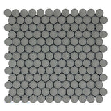 Simpson Desert Dots Doe Skin matte mosaic tile on sheet