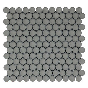 Simpson Desert Dots Doe Skin matte mosaic tile on sheet