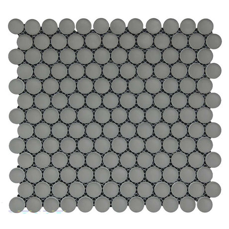 Simpson Desert Dots Doe Skin matte mosaic tile on sheet