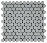 Simpson Desert Dots Urban Mist matte mosaic tile on sheet