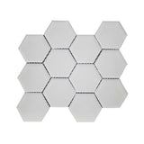 Simpson Desert Hexagon Glass Tile Urban Mist Matte
