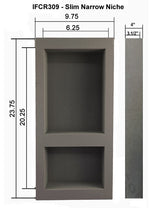 Pre Made Ready to Tile Combo Slim Narrow Recess