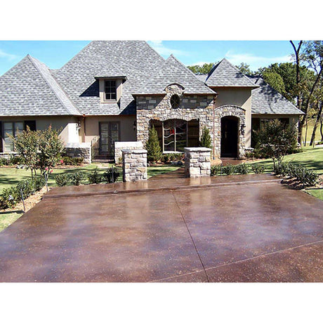 Smith Paint sealer over front yard parking space concrete floor