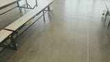 concrete floor in an indoor setting applied with Smith Paint Poly-SB